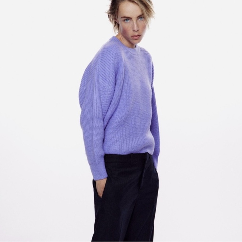 ZARA Purl Knit Sweater
